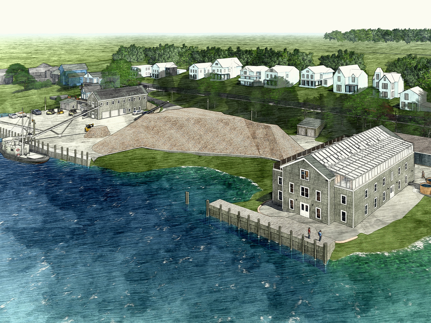 Quinnipiac River Oyster Farm Patriquin Architects, New Haven CT