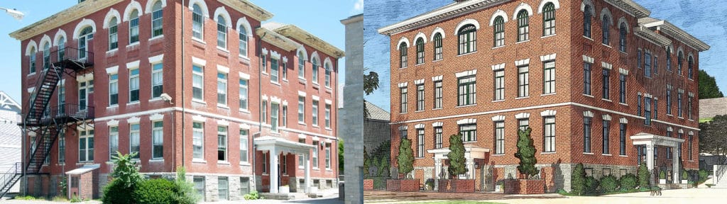 Saint Mary Place New London: Conversion of historic elementary school to affordable apartments