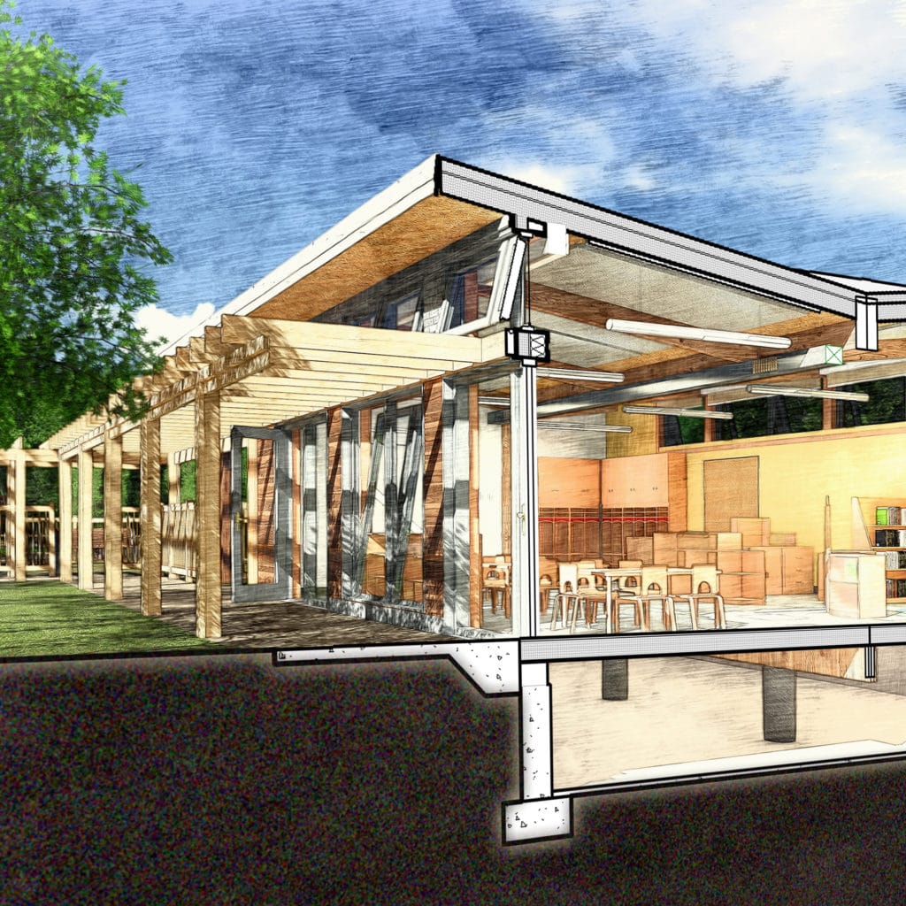 Slate School rendering