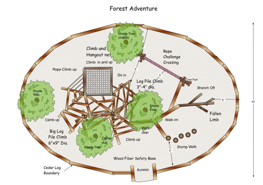 Slate School natural playscape